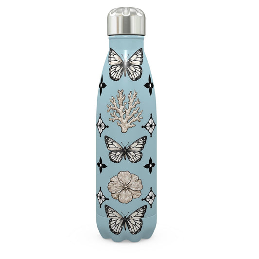 MOTIF STAINLESS STEEL THERMAL BOTTLE - DUSTY GREY BLUE