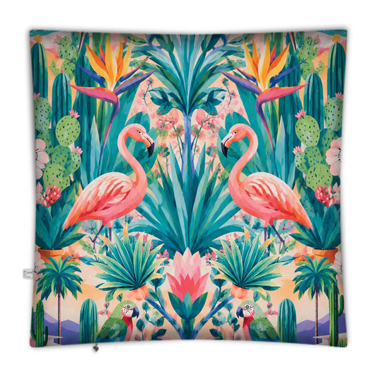 CALIFORNIA GARDEN - BLUSH - SQUARE FLOOR CUSHION - 100 x 100cm