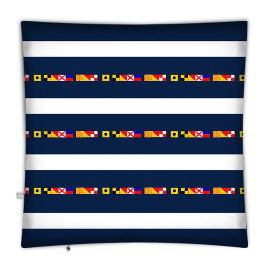 I LOVE YOU - NAUTICAL DESIGN - SQUARE FLOOR CUSHION - 100 x 100cm