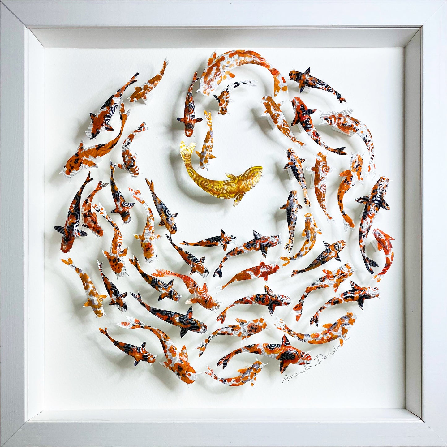 THE GOLDEN ONE — CIRCLE OF KOI - GOLD ORANGE