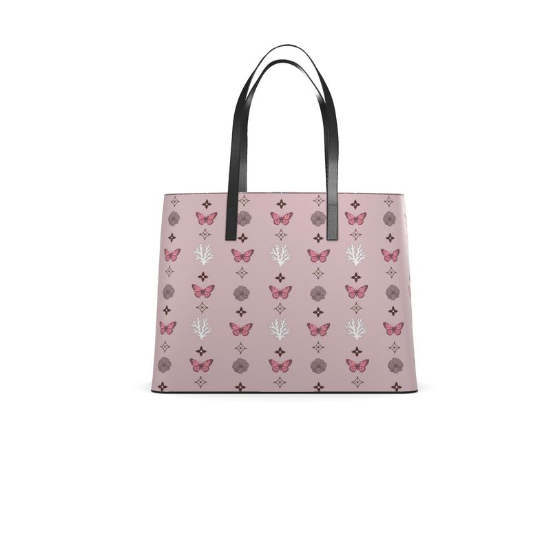 Kika Dusty Pink Motif Tote