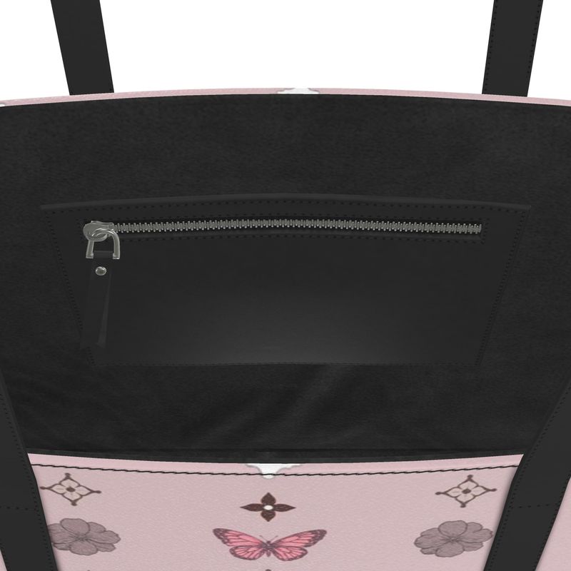 Kika Dusty Pink Motif Tote
