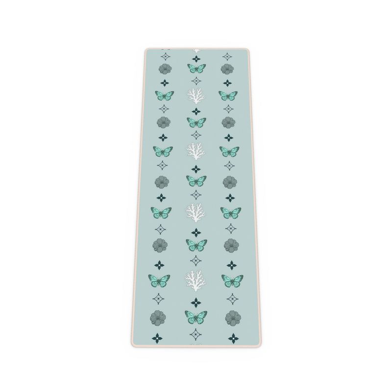 Motif Yoga Mat Aqua Grey