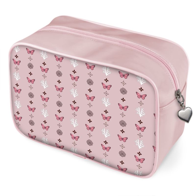 Motif Wash Bag Dusty Pink