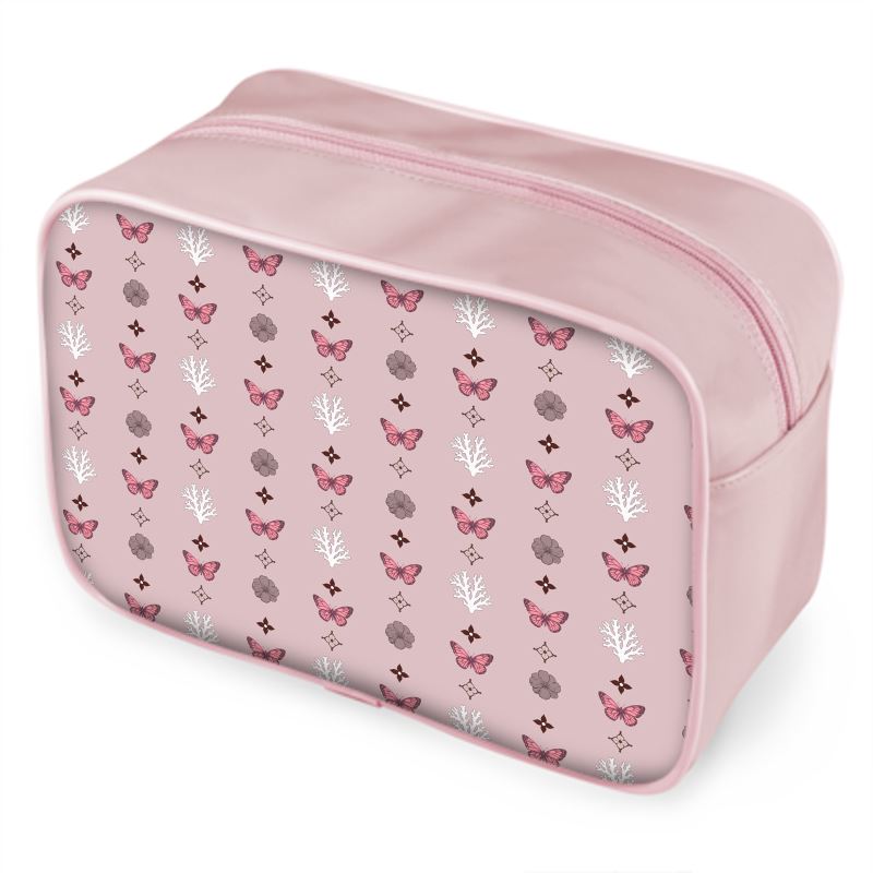 Motif Wash Bag Dusty Pink