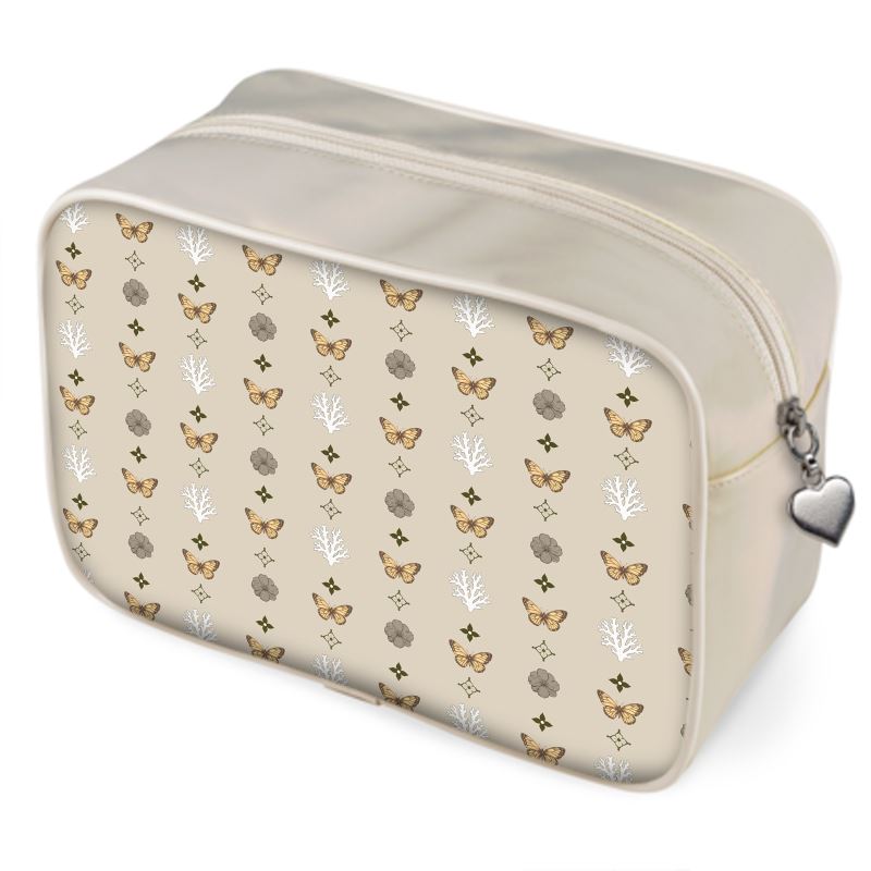 Motif Wash Bag Warm Stone