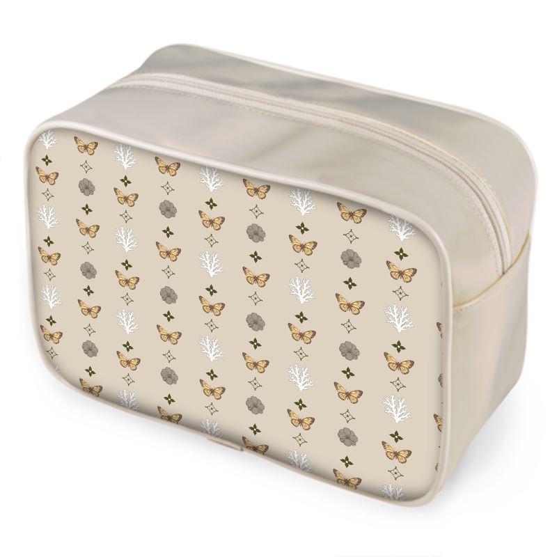 Motif Wash Bag Warm Stone
