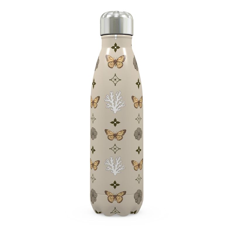 Motif Stainless Steel Thermal Bottle - Warm Stone