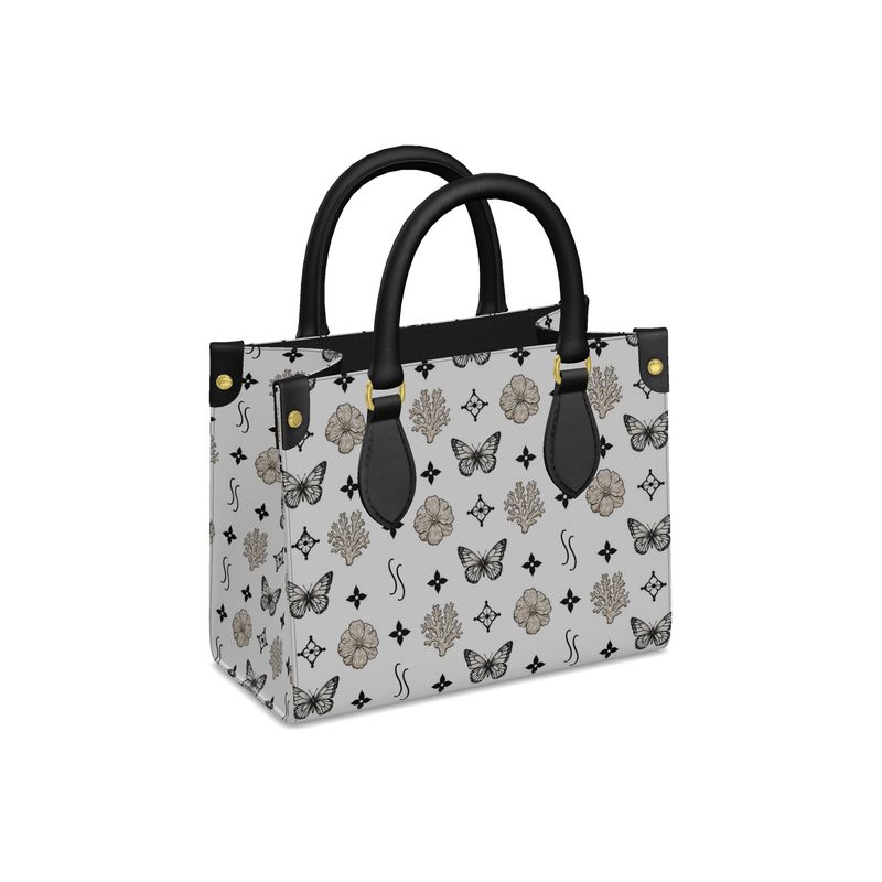 Motif Mini Shopper Bag - White