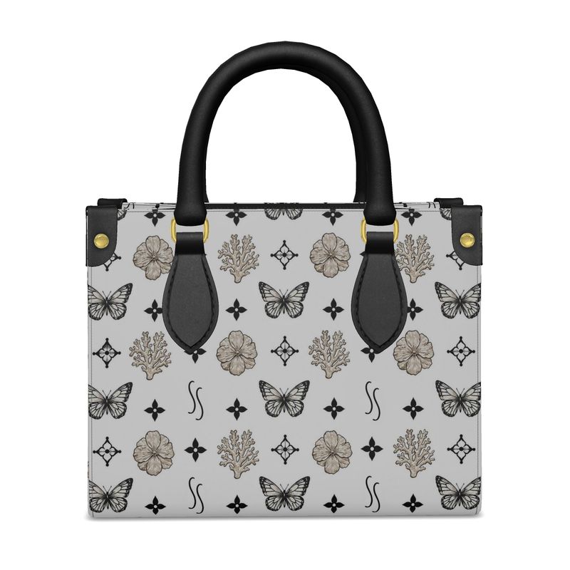 Motif Mini Shopper Bag - White