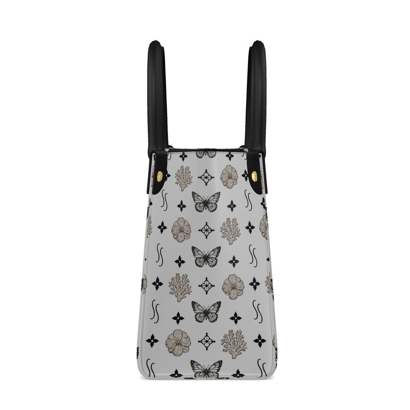 Motif Mini Shopper Bag - White