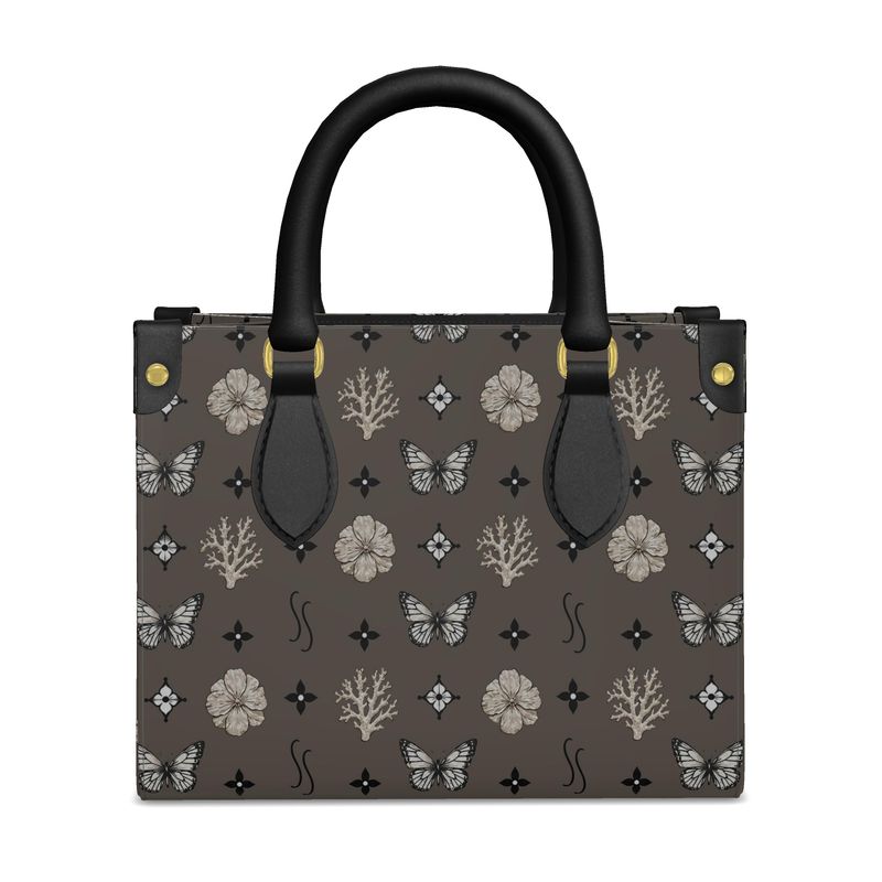 Motif Mini Shopper Bag - Dusty Brown