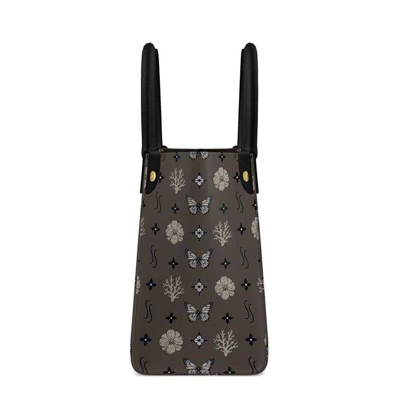 Motif Mini Shopper Bag - Dusty Brown
