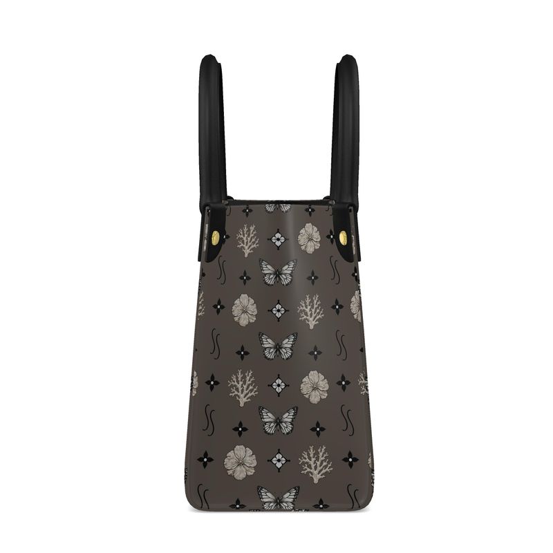 Motif Mini Shopper Bag - Dusty Brown
