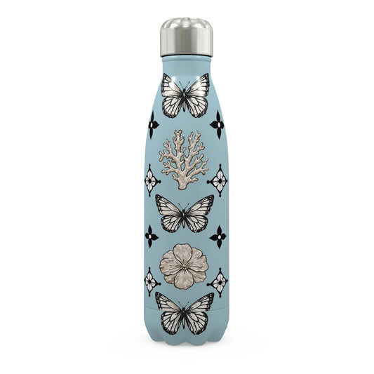 MOTIF STAINLESS STEEL THERMAL BOTTLE - DUSTY GREY BLUE