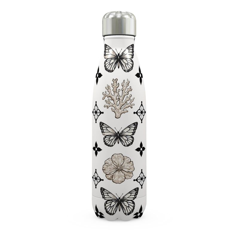 MOTIF STAINLESS STEEL THERMAL BOTTLE - WHITE