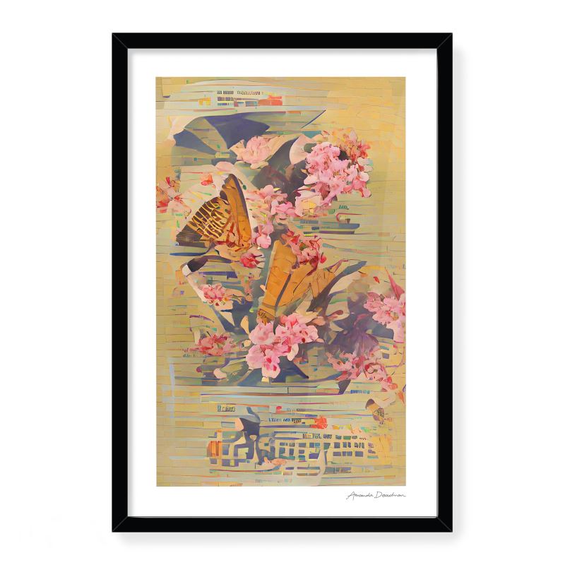 FIND YOUR WINGS AND FLY AWAY I - LIMITED EDITION FRAMED ART PRINT