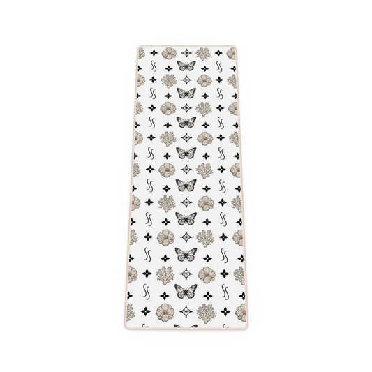 MOTIF YOGA MAT - WHITE