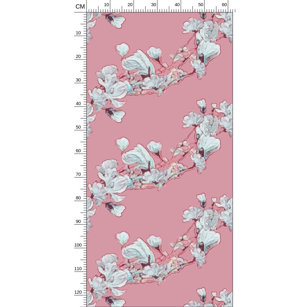 FIRST BLOOM - BLUSH PETAL - REPEAT PATTERN WALLPAPER
