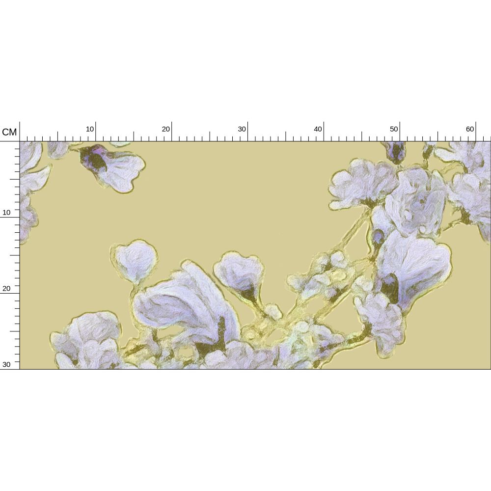 FIRST BLOOM - PRIMROSE LIGHT - REPEAT PATTERN WALLPAPER