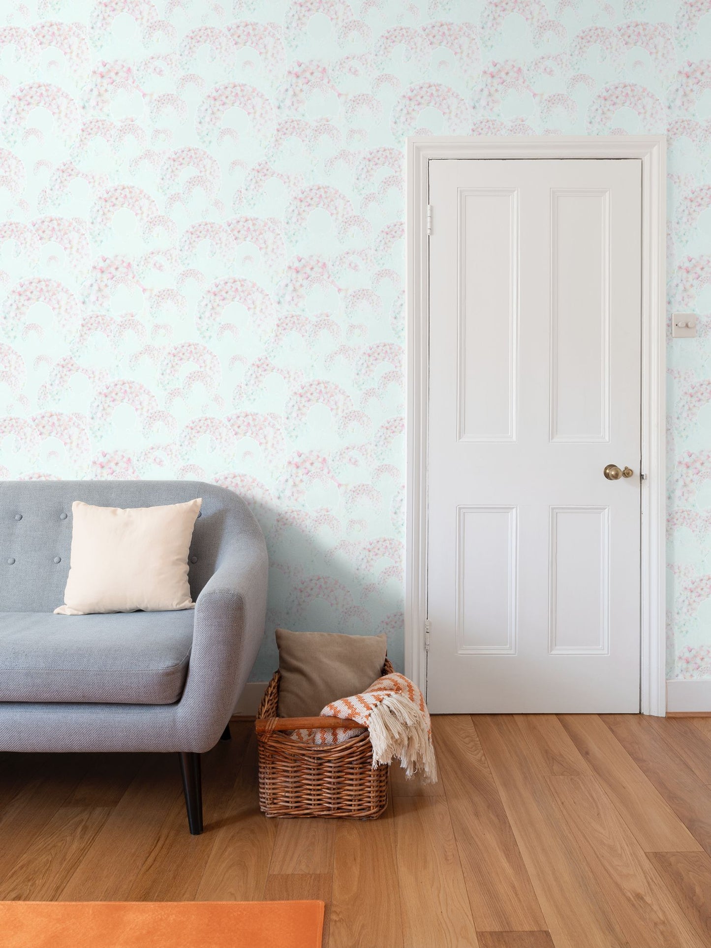CHRYSALIS - CELADON - REPEAT PATTERN WALLPAPER