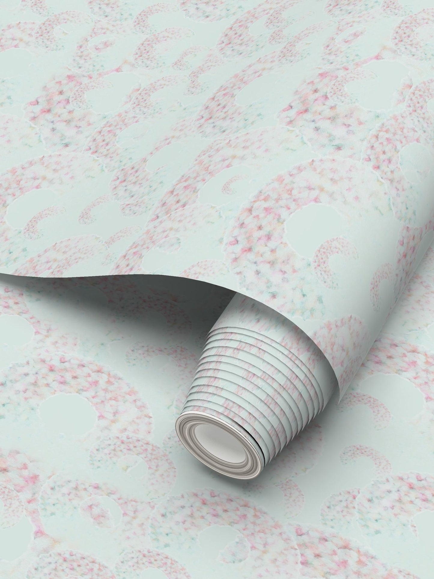 CHRYSALIS - CELADON - REPEAT PATTERN WALLPAPER