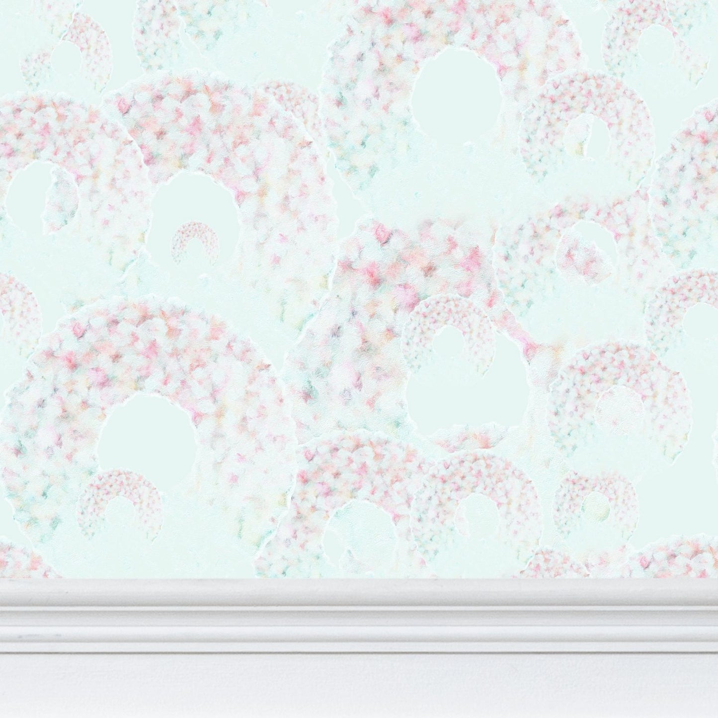 CHRYSALIS - CELADON - REPEAT PATTERN WALLPAPER