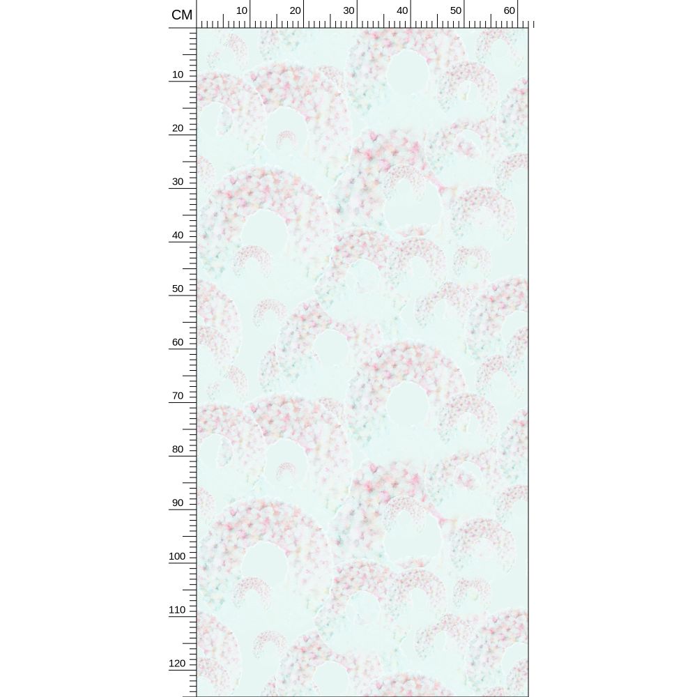 CHRYSALIS - CELADON - REPEAT PATTERN WALLPAPER