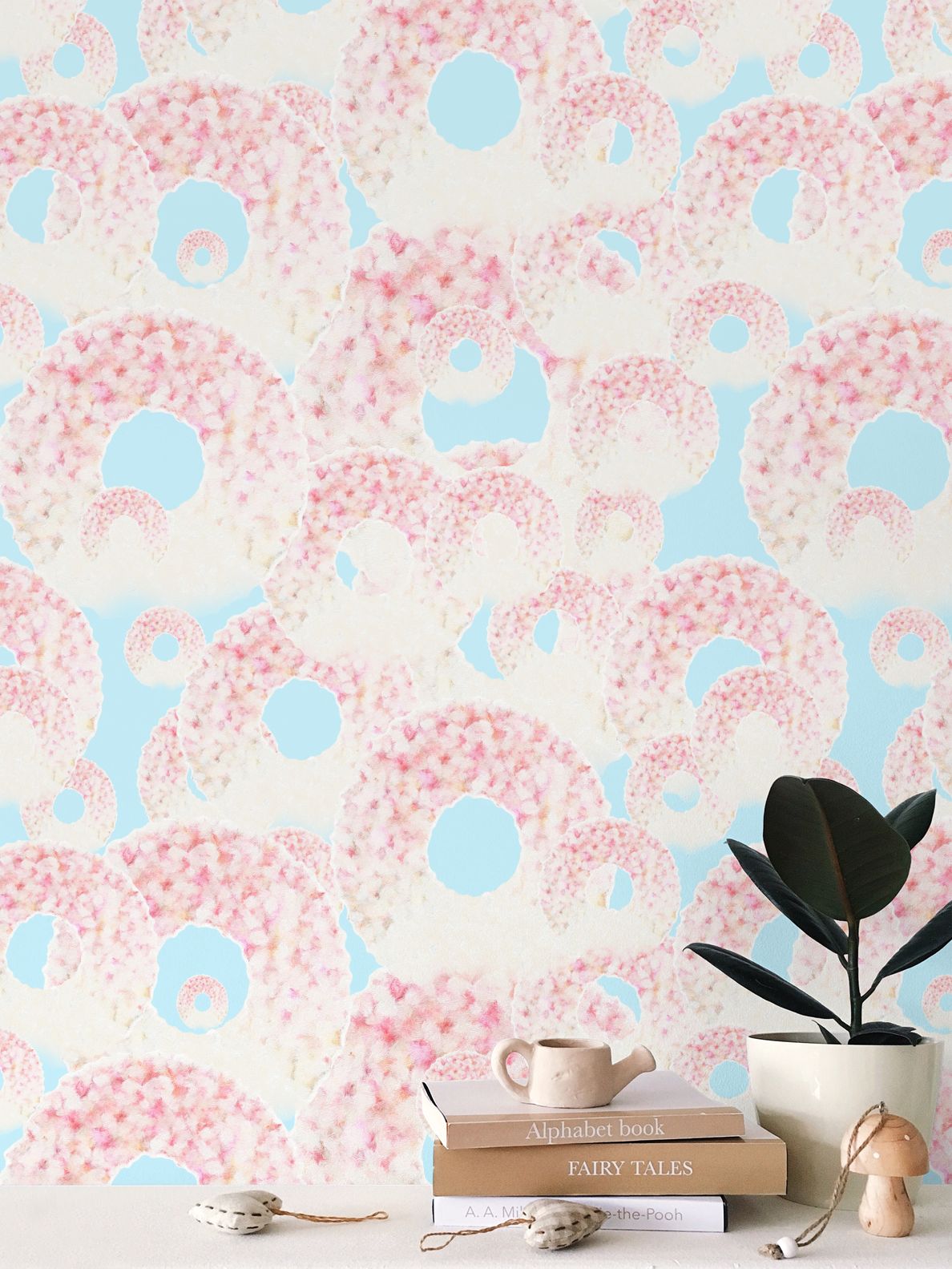 CHRYSALIS - HAREBELL - REPEAT PATTERN WALLPAPER
