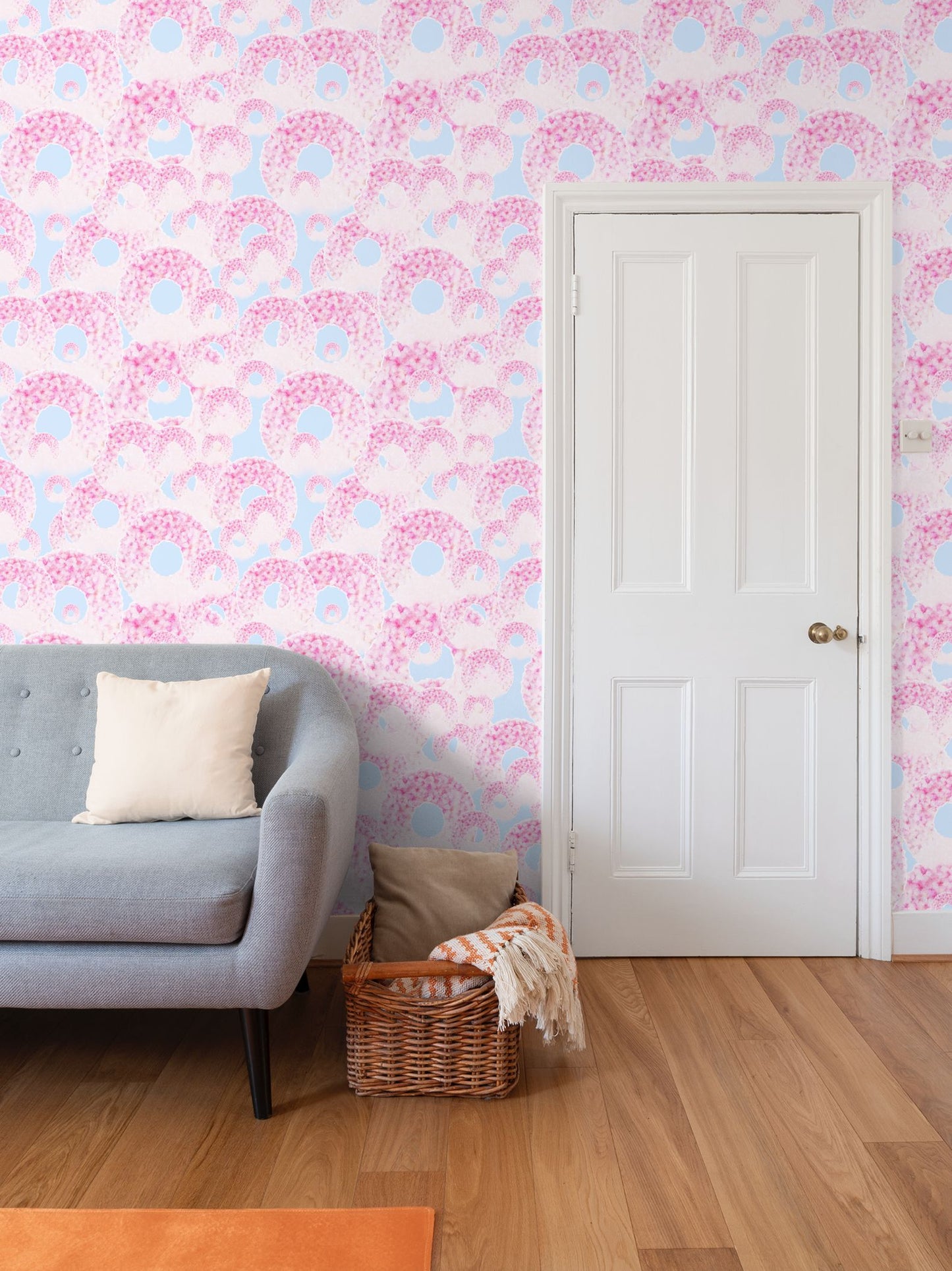 CHRYSALIS - HYDRANGEA - REPEAT PATTERN WALLPAPER