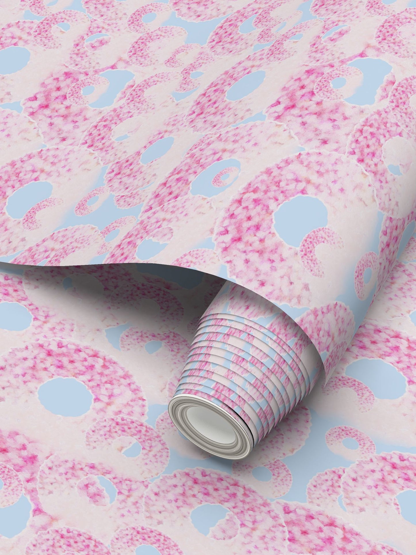 CHRYSALIS - HYDRANGEA - REPEAT PATTERN WALLPAPER