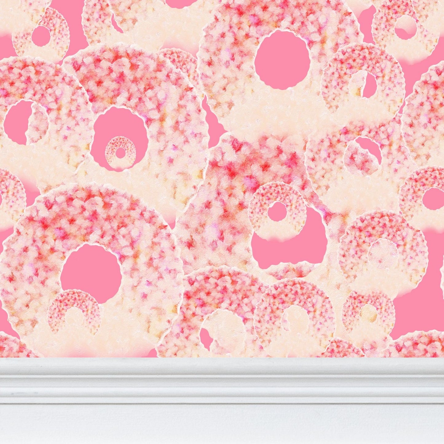 CHRYSALIS - CAMELLIA - REPEAT PATTERN WALLPAPER