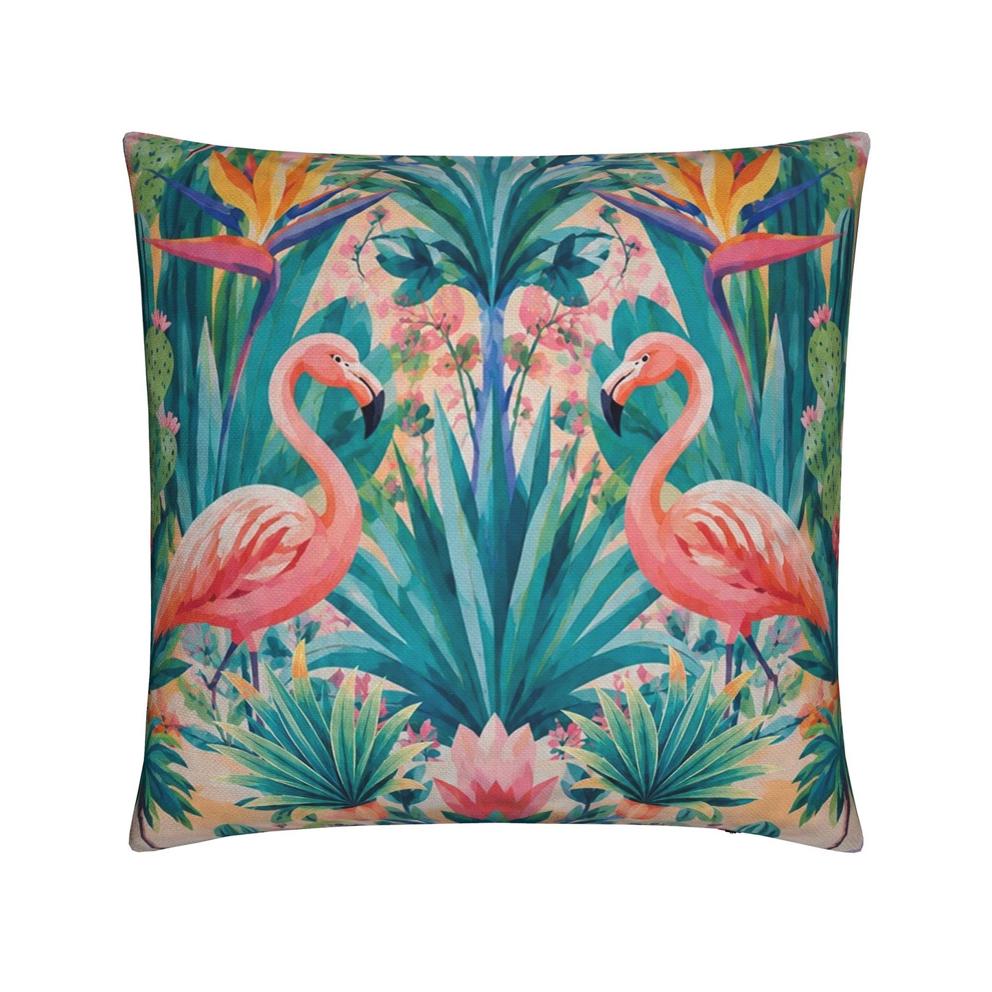CALIFORNIA GARDEN - BLUSH - SQUARE CUSHION - 50 X 50cm