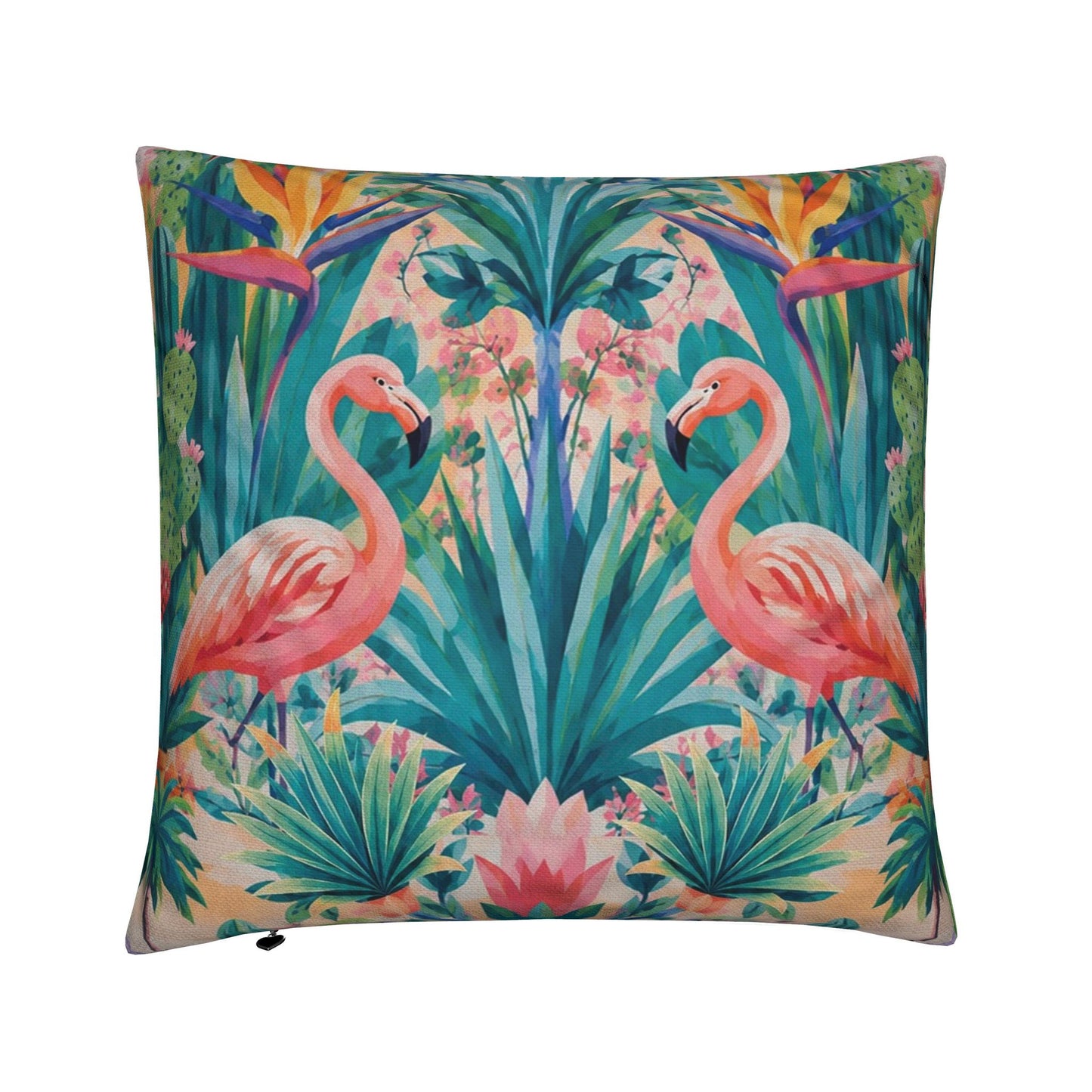 CALIFORNIA GARDEN - BLUSH - SQUARE CUSHION - 50 X 50cm