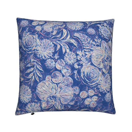 FLORAL REVERIE - OCEAN DEPTHS - SQUARE CUSHION - 50 X 50cm