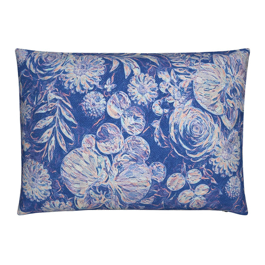 FLORAL REVERIE - OCEAN DEPTHS - RECTANGULAR CUSHION - 55 x 40cm