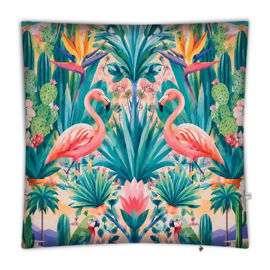 CALIFORNIA GARDEN - BLUSH - SQUARE FLOOR CUSHION - 100 x 100cm