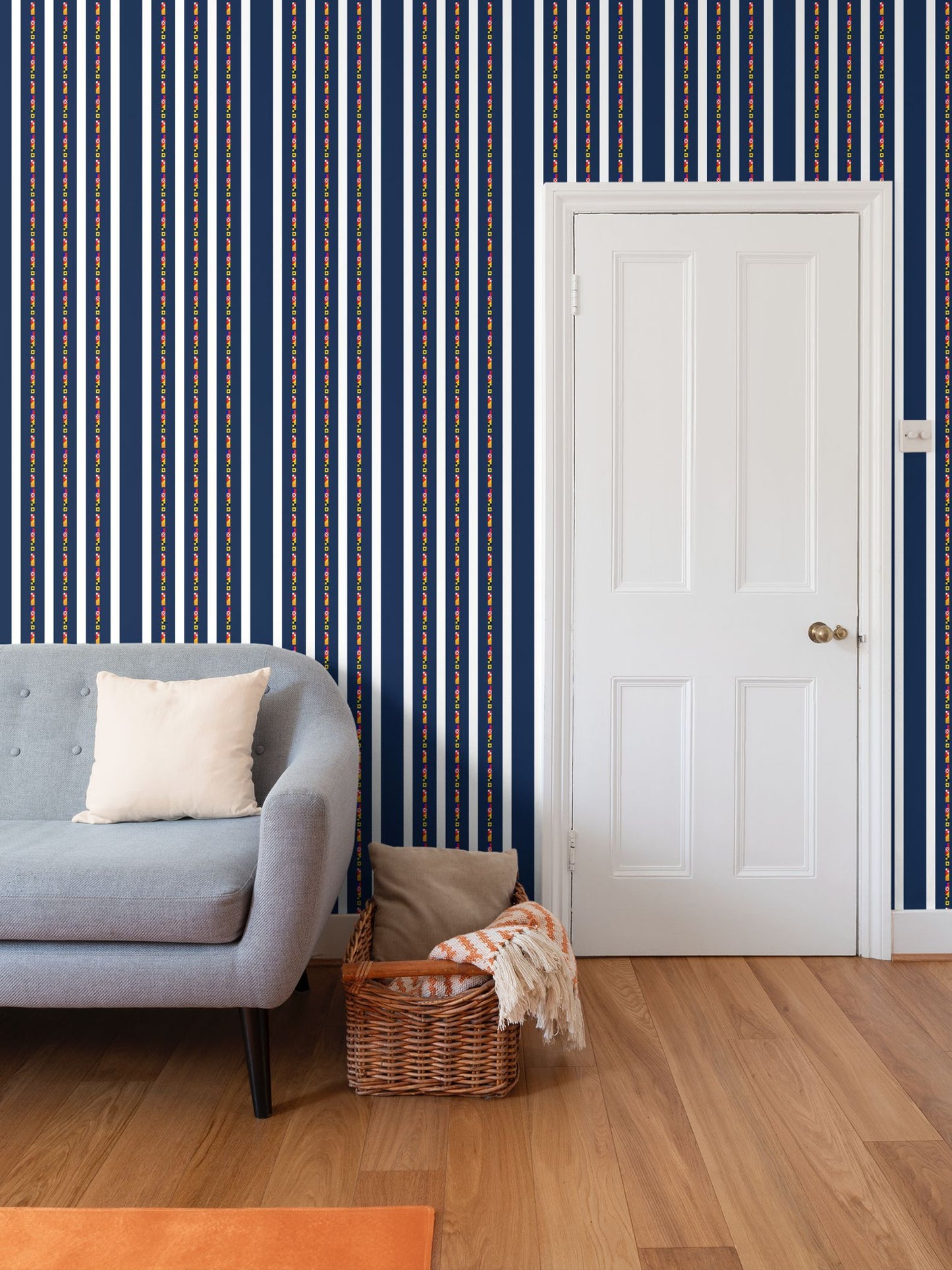 I LOVE YOU - NAUTICAL DESIGN - REPEAT PATTERN WALLPAPER