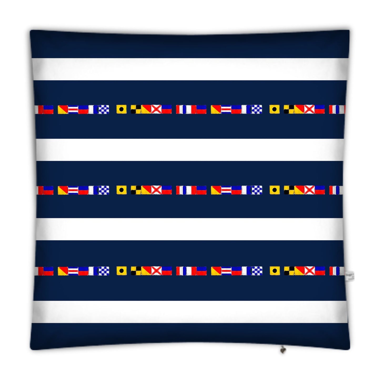 I LOVE THE OCEAN - NAUTICAL DESIGN - SQUARE FLOOR CUSHION - 100 x 100cm