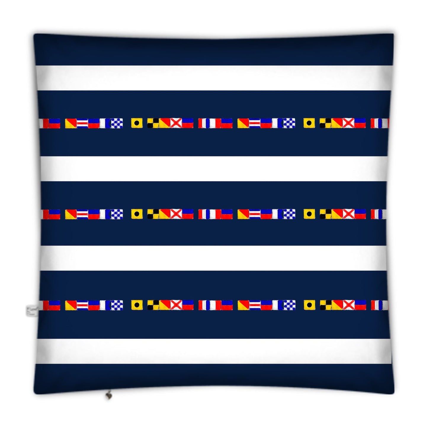 I LOVE THE OCEAN - NAUTICAL DESIGN - SQUARE FLOOR CUSHION - 100 x 100cm