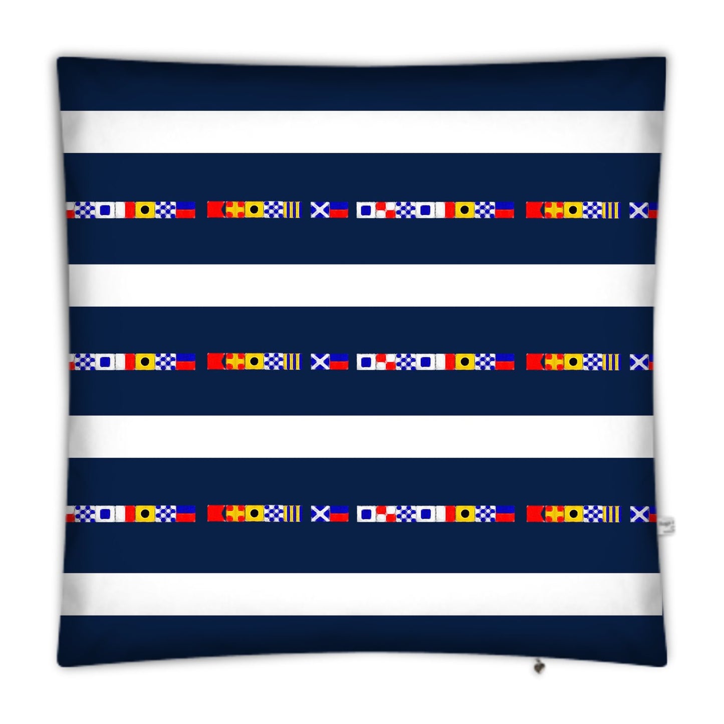 BRING ME SUNSHINE - NAUTICAL DESIGN - SQUARE FLOOR CUSHION - 100 x 100cm