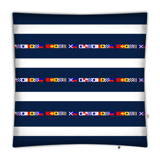 BRING ME SUNSHINE - NAUTICAL DESIGN - SQUARE FLOOR CUSHION - 100 x 100cm
