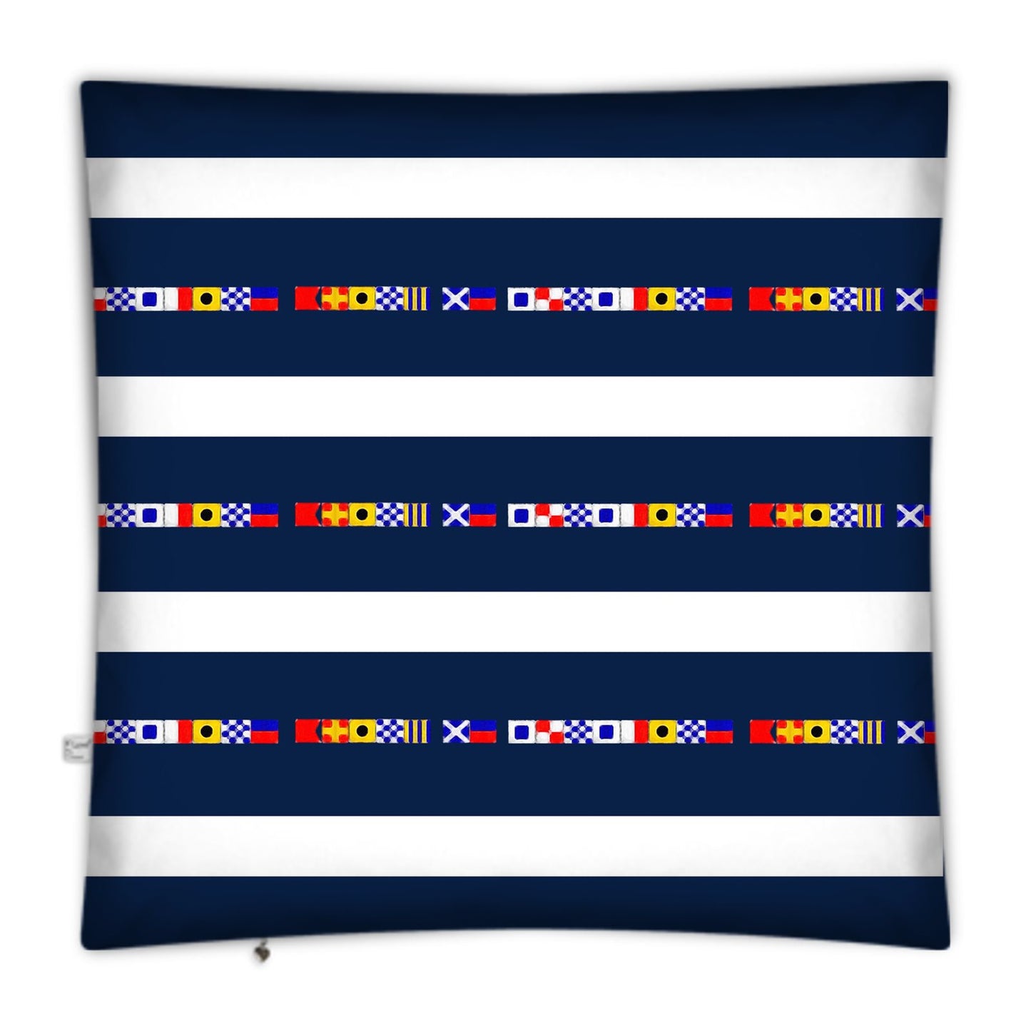 BRING ME SUNSHINE - NAUTICAL DESIGN - SQUARE FLOOR CUSHION - 100 x 100cm