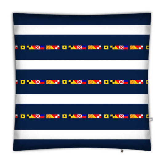 I LOVE YOU - NAUTICAL DESIGN - SQUARE FLOOR CUSHION - 100 x 100cm