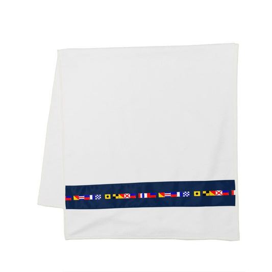 I LOVE THE OCEAN - NAUTICAL DESIGN - STRIPE TOWELS
