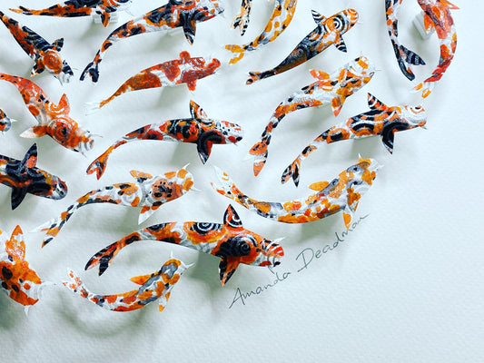 THE GOLDEN ONE — CIRCLE OF KOI - GOLD ORANGE