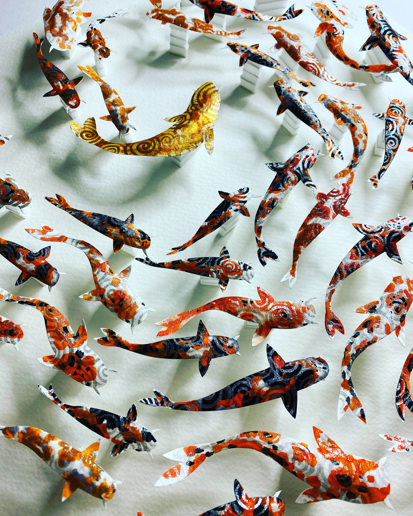 THE GOLDEN ONE — CIRCLE OF KOI - GOLD ORANGE