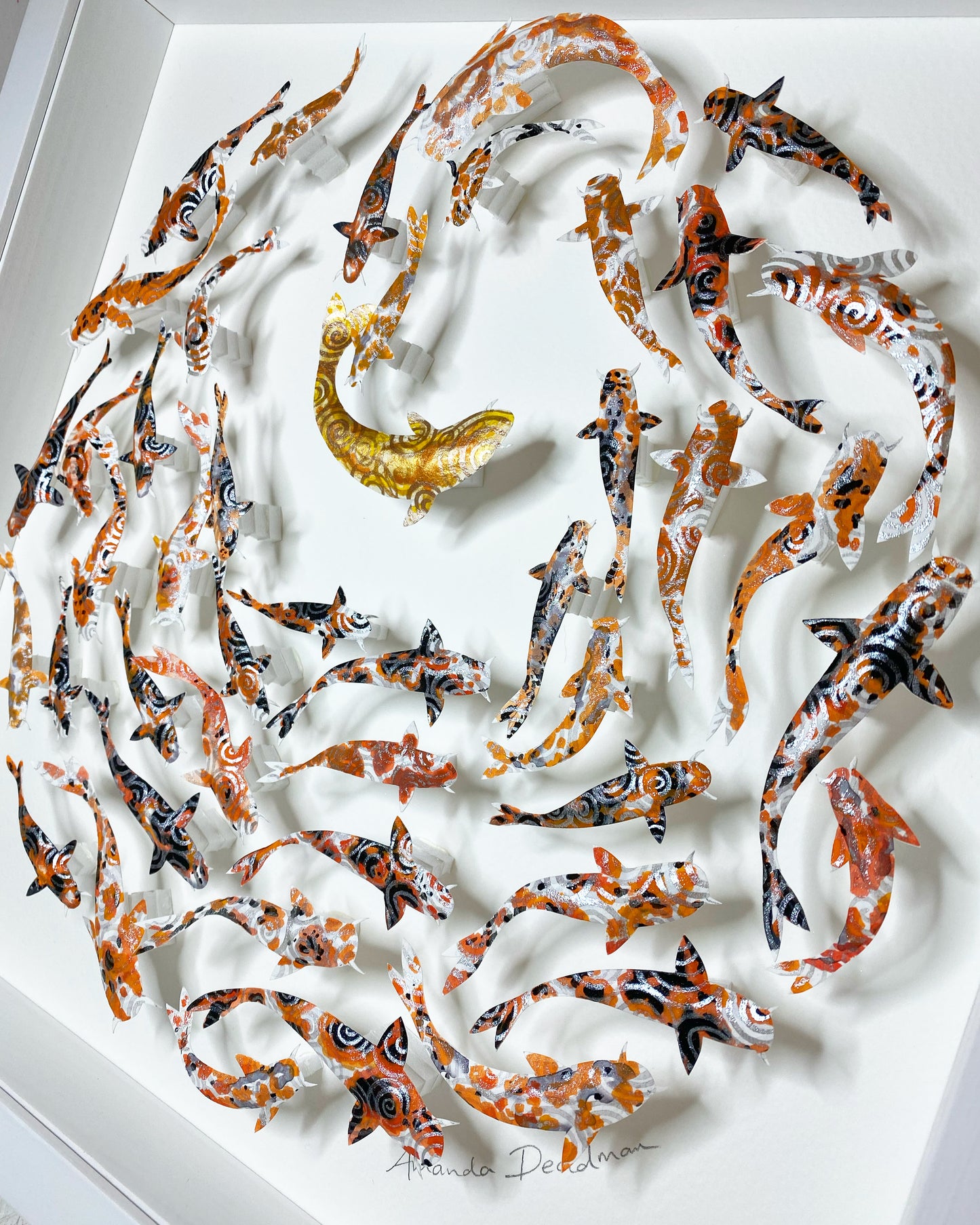 THE GOLDEN ONE — CIRCLE OF KOI - GOLD ORANGE