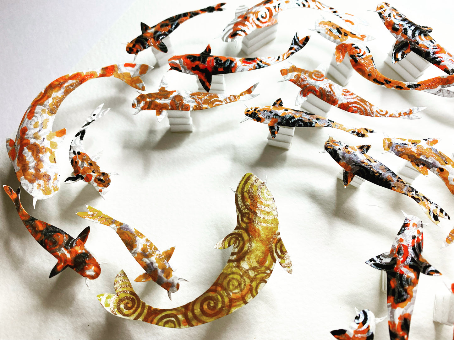 THE GOLDEN ONE — CIRCLE OF KOI - GOLD ORANGE