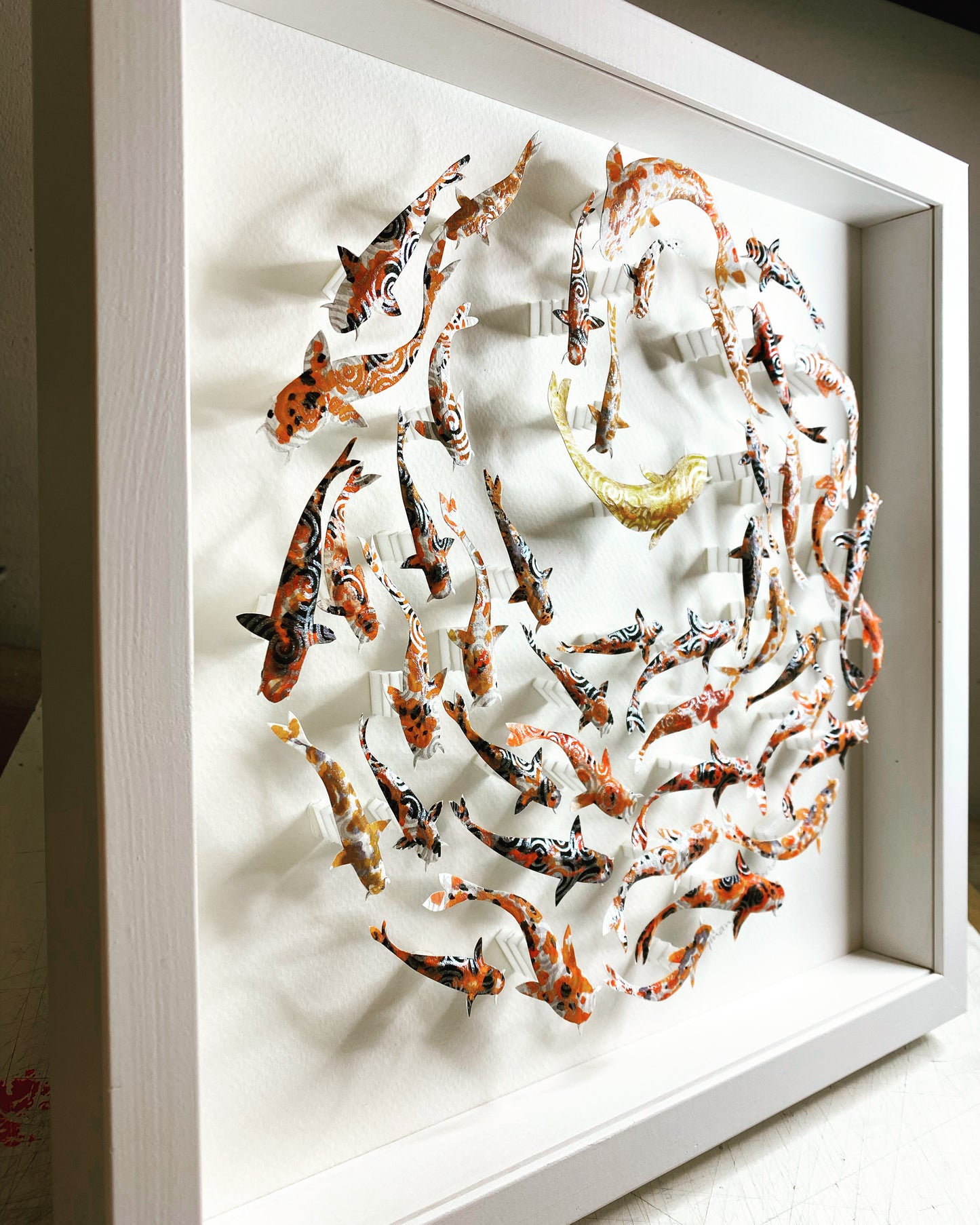 THE GOLDEN ONE — CIRCLE OF KOI - GOLD ORANGE